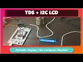 STM32 LCD Display Tutorial with ADC TDS sensor I2C 16x2 LCD Interfacing