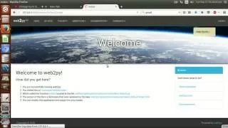 HOW TO INSTALL AND START WEB2PY AND DEMO OF EXAMPLE APPLICATION HOSTING