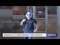 Kingsville clown-masked thief caught