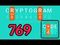 CRYPTOGRAM 769