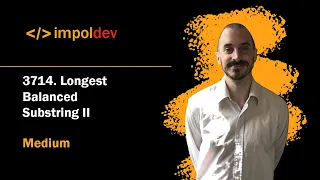 Longest Balanced Substring II LeetCode 3714 - Python