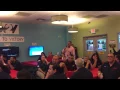Carlos Carrasquel singing at Dish El Paso Manufacturing