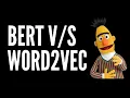 BERT Word2Vec Simplest Example