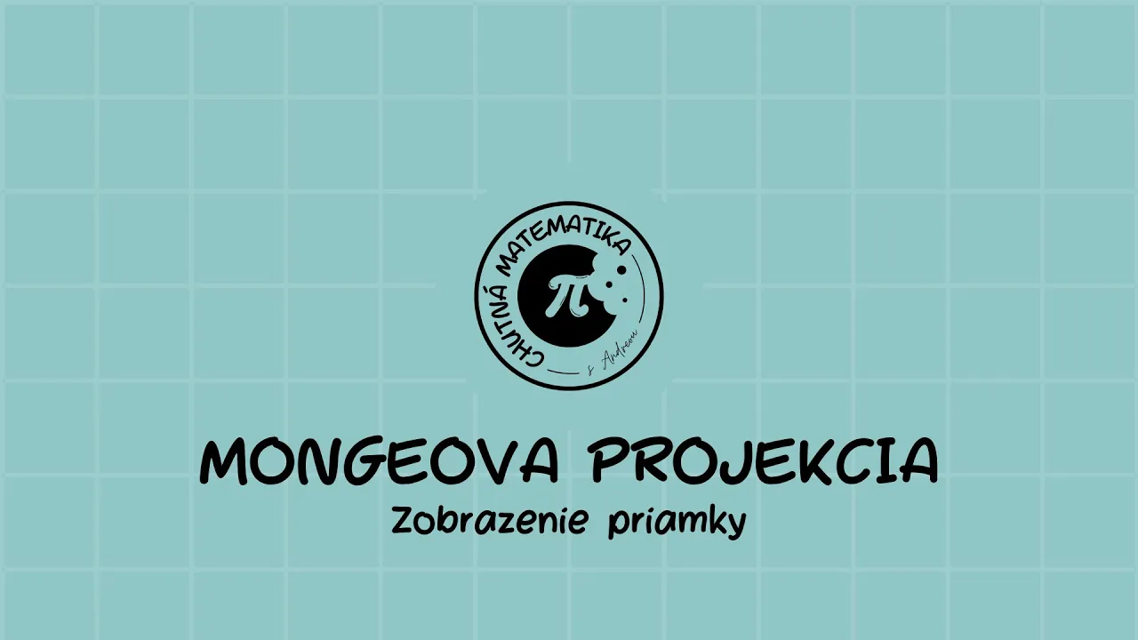 VŠ / Deskriptívna geometria / Mongeova projekcia / Zobrazenie priamky