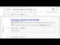 Fundamentals of Python Lesson 5 Access ending of sub-strings English