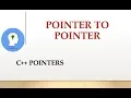 C Pointers Pointer to Pointer