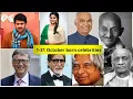 Celebrities Born in October 1 to 31 October Indian Celebrities birt ays in October