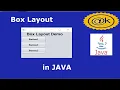 How to set box layout of a frame in java