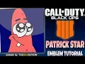 COD BO4 Black Ops 4 PATRICK STAR Emblem Tutorial Spongebob Squarepants Guide How To Make