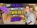 Check Out This Twin to King Conversion Daybed Great for Guest Rooms