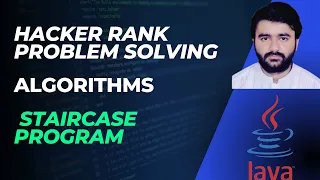 Coding Challenge Java Algorithms Part 11 Staircase Program Coding Solution Hackerrank