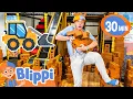 Blippi Visits Dig It Indoor Playground Construction Vehicles for Toddlers