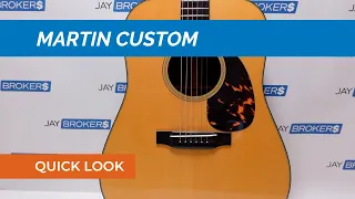 Martin Custom Acoustic Guitar featuring Italian Alpine Spruce and Amazon Rosewood - Awesome Guitar