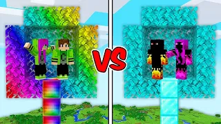 NOOB vs PRO Lovers' Treehouse in Minecraft!