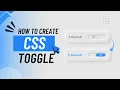 Neumorphic Bluetooth Toggle Button Pure HTML CSS No JavaScript