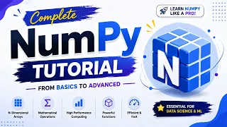 Complete NumPy Tutorial for Data Analytics NumPy Course for Beginners Python