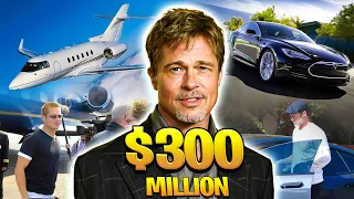 Brad Pitt s Lifestyle 2023 Net Worth Car Collection Mansion Private Jet