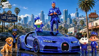 GTA V : Franklin & Shinchan Became BILLIONAIRES with GOLDEN Powers!
