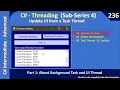 Thread UI Update Part 1 - Update UI From a Thread C Advanced