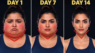 Face Fat Loss Workout 🔥 Lose Chubby Cheeks in 14 Days | 6 Best Exercises at Home