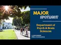 Major Spotlight Psych Brain Sciences