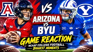 Arizona vs BYU – Game Reaction | NCAAF College Football Biggest Moments