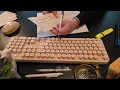 ASMR Office Sounds Paper Typing Calculator Writing Keyboard Sounds No Talking