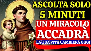 SANT’ANTONIO - Preghiera per Ricevere un MIRACOLO e Sbloccare una Situazione URGENTE