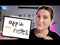 Apple Notes the ONLY notes app you NEED tips for students and everyone else too