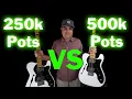 250k Pots Vs 500k Pots - Sound Comparison
