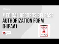 Medical Records Release Authorization Form HIPAA EXPLAINED