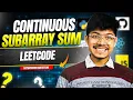 523 Continuous Subarray Sum Prefix Sums Hash Map
