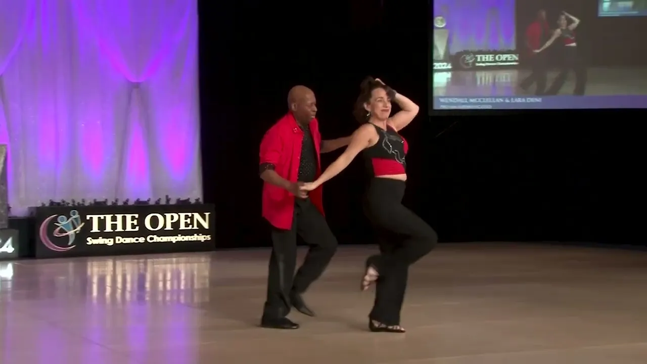 Wendall McClellan and Lara Deni - 3rd Place Pro-Am Sophisticated - Leader - The Open 2024
