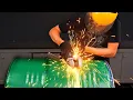 How I Built an Amazing Table and Chair Set from Steel Barrels