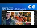 GSAP Staggered Animation in Webflow No Code Tutorial Attributes-Only Solution