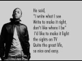 Lupe Fiasco - Hip Hop Saved My Life ft. Nikki Jean (LYRICS)