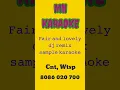 Download Lagu Fair and lovely dj remix karaoke, #MH karaoke