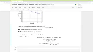 Application of Quadratic Equation Computer Aided Algebra Using Python Sympy Package