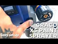 First Time Using Graco Airless Paint Sprayer Detailed Set Up For Beginners quick start