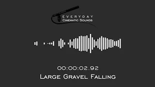 Large Gravel Falling HQ Sound Effects 