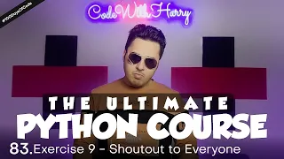Exercise 9 - Shoutouts to Everyone Python Tutorial