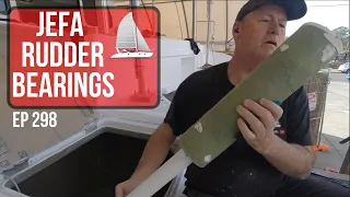 In They Go // Catamaran Build Ep298