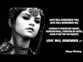 Download Lagu Selena Gomez  - Love will remember (Lyrics)