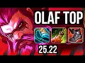 OLAF vs ILLAOI TOP 8 solo kills 2 Dominating KR Grandmaster 25 22