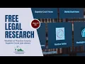 Thurston County Superior Court Law Library Quick Introduction to Legal Research