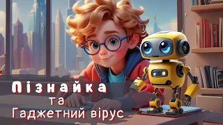 Пізнайка та Гаджетний вірус Ілюстрована Аудіо Казка для Дітей казка українською мовою 