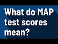 What do MAP test scores mean