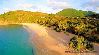 St Maarten, SXM – Splash Drone tour of Marigot Bay, and Happy Bay, on French St Martin, Caribbean!