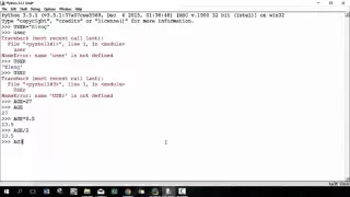 Introduction to Python - Lesson 04 Variables