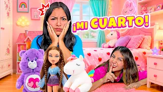 😈Decoré MUY INFANTIL el cuarto de BRIS mientras estaba en la UNIVERSIDAD!